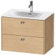 Тумба дуб 72 см Duravit Brioso BR431101030