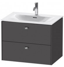 Тумба графит матовый 72 см Duravit Brioso BR431101049