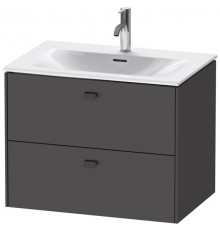 Тумба графит матовый 72 см Duravit Brioso BR431104949