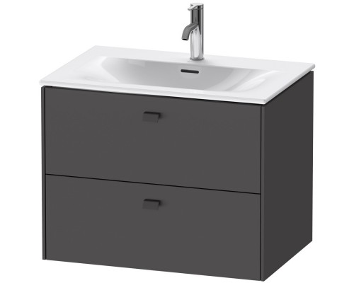 Тумба графит матовый 72 см Duravit Brioso BR431104949