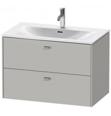 Тумба бетонно-серый матовый 82 см Duravit Brioso BR431200707