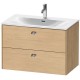 Тумба дуб 82 см Duravit Brioso BR431201030