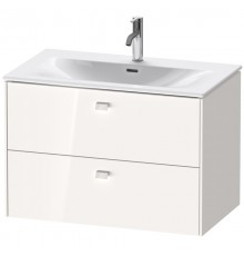 Тумба белый глянец 82 см Duravit Brioso BR431202222