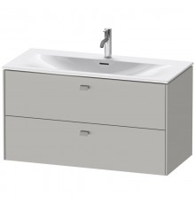 Тумба бетонно-серый матовый 102 см Duravit Brioso BR431300707