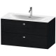 Тумба черный дуб 102 см Duravit Brioso BR431301016