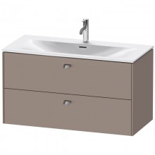 Тумба базальт матовый 102 см Duravit Brioso BR431301043