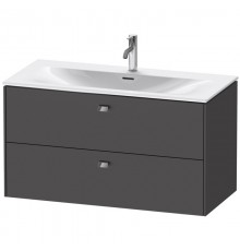 Тумба графит матовый 102 см Duravit Brioso BR431301049