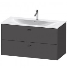 Тумба графит матовый 102 см Duravit Brioso BR431304949