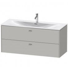 Тумба бетонно-серый матовый 122 см Duravit Brioso BR431400707