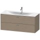 Тумба серый дуб 122 см Duravit Brioso BR431401035