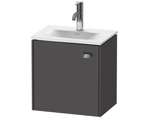 Тумба графит матовый 44 см Duravit Brioso BR4208L1049