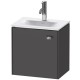 Тумба графит матовый 44 см Duravit Brioso BR4208L1049