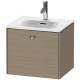 Тумба серый дуб 52 см Duravit Brioso BR420901035