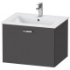 Тумба графит матовый 60 см Duravit XBase XB603004949