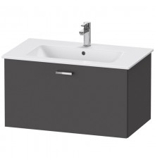 Тумба графит матовый 80 см Duravit XBase XB603104949