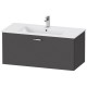 Тумба графит матовый 100 см Duravit XBase XB603204949