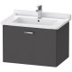 Тумба графит матовый 65 см Duravit XBase XB603504949