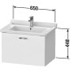 Тумба графит матовый 65 см Duravit XBase XB603504949