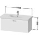 Тумба белый матовый 100 см Duravit XBase XB607201818