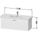 Тумба дуб 113 см Duravit XBase XB607803030