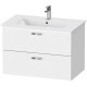 Тумба белый матовый 80 см Duravit XBase XB612101818