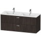 Тумба каштан 127.5 см Duravit XBase XB613005353