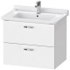 Тумба белый матовый 65 см Duravit XBase XB618501818