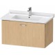 Тумба дуб 80 см Duravit XBase XB603603030