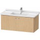 Тумба дуб 100 см Duravit XBase XB603703030