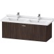 Тумба каштан 120 см Duravit XBase XB603805353