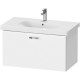 Тумба белый матовый 80 см Duravit XBase XB607101818