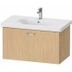 Тумба дуб 80 см Duravit XBase XB607103030