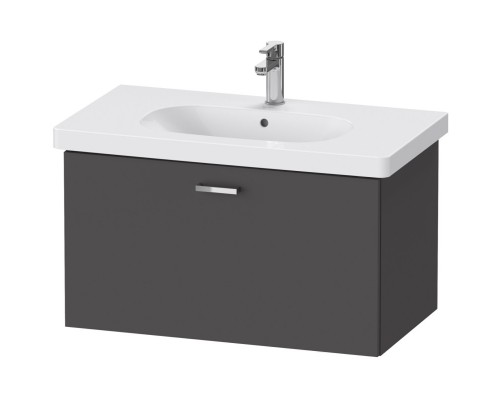 Тумба графит матовый 80 см Duravit XBase XB607104949