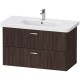 Тумба каштан 93 см Duravit XBase XB619705353