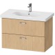 Тумба дуб 80 см Duravit XBase XB619003030