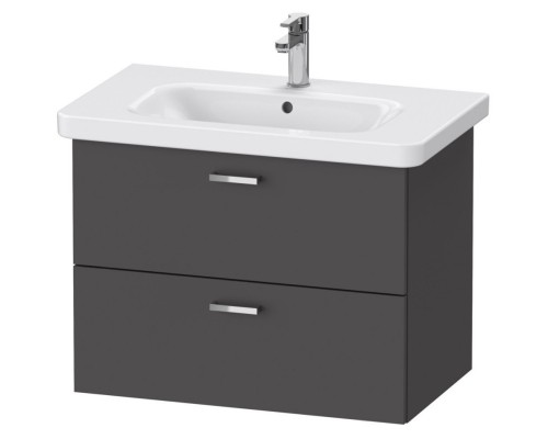 Тумба графит матовый 73 см Duravit XBase XB619604949