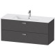 Тумба графит матовый 120 см Duravit XBase XB612304949