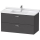 Тумба графит матовый 100 см Duravit XBase  XB618704949