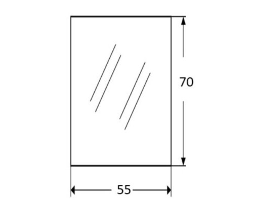 Зеркало 55x70 см Eban Filo FSFFI060