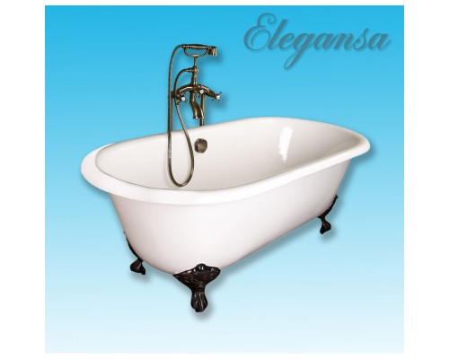 Чугунная ванна 167,6x76,5 см Elegansa Gretta Bronze V0000141