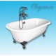 Чугунная ванна 167,6x76,5 см Elegansa Gretta Chrome H0000361