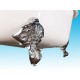 Чугунная ванна 167,6x76,5 см Elegansa Gretta Chrome H0000361