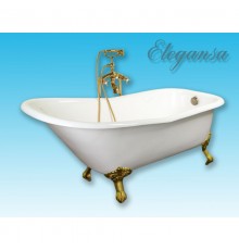 Чугунная ванна 167,6x76,5 см Elegansa Schale Gold H0000261