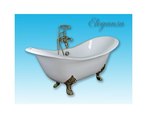 Чугунная ванна 182,9x78,5 см Elegansa Taiss Gold H0000362