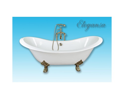 Чугунная ванна 182,9x78,5 см Elegansa Taiss Gold H0000362