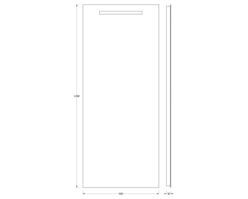 Зеркало 50x120 см Evoform Ledline BY 2111