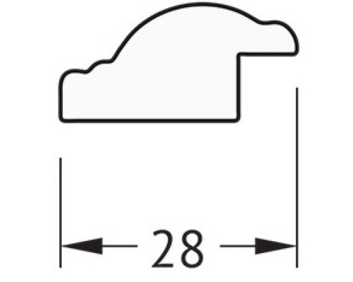 Зеркало 58x58 см витое серебро Evoform Definite BY 0605