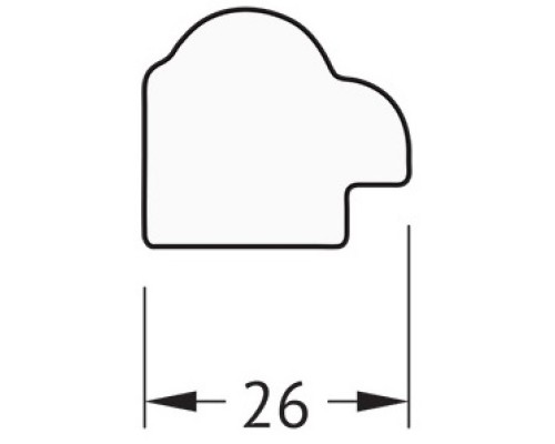 Зеркало 58x58 см витая латунь Evoform Definite BY 0617