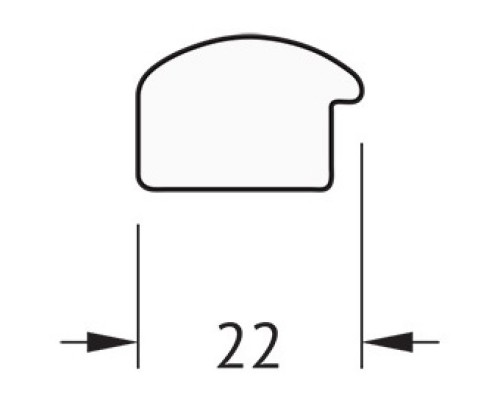 Зеркало 48x68 см сосна Evoform Definite BY 0618