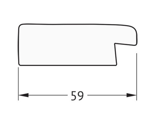 Зеркало 54x74 см травленое серебро Evoform Definite BY 0632